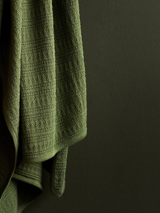 Katoenen plaid – Moss