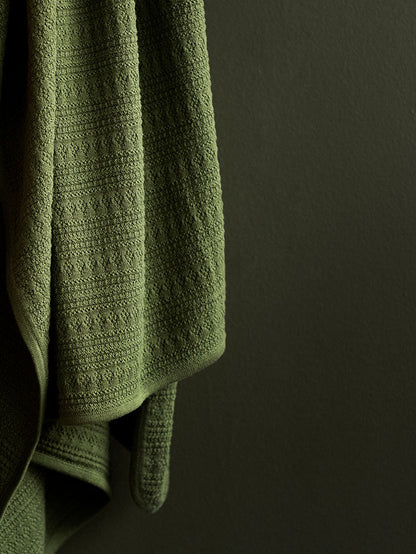 Katoenen plaid – Moss