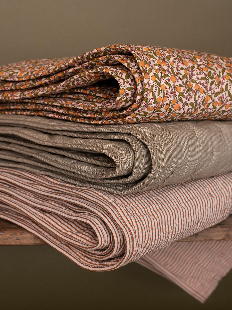 Quilt deken – Saffronchecks
