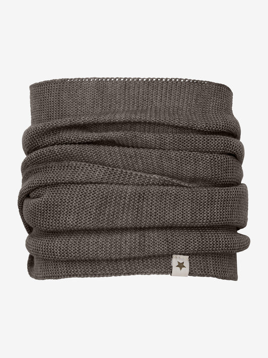 Gebreide col - Brown Melange