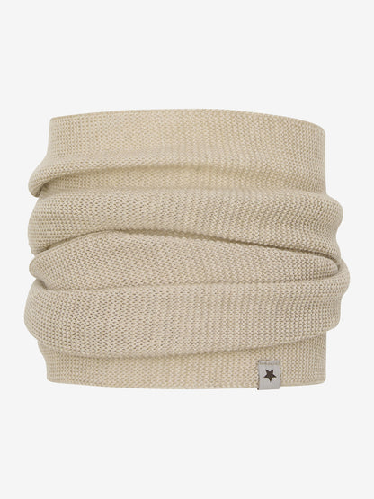 Gebreide col - Sand Melange