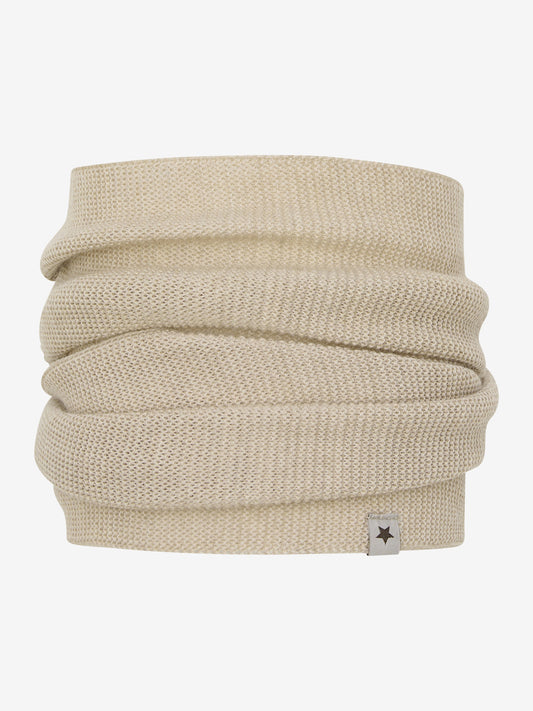 Gebreide col - Sand Melange