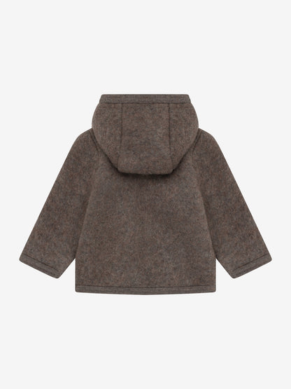 Fleece jack - Brown Melange