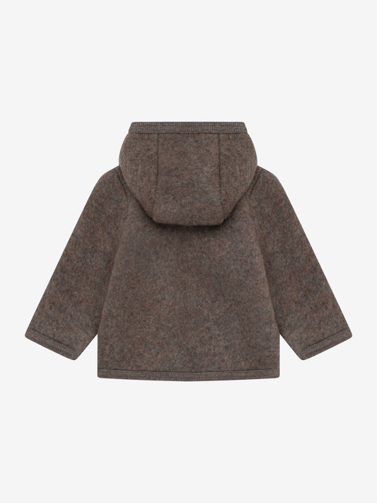 Fleece jack - Brown Melange