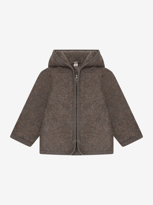 Fleece jack - Brown Melange