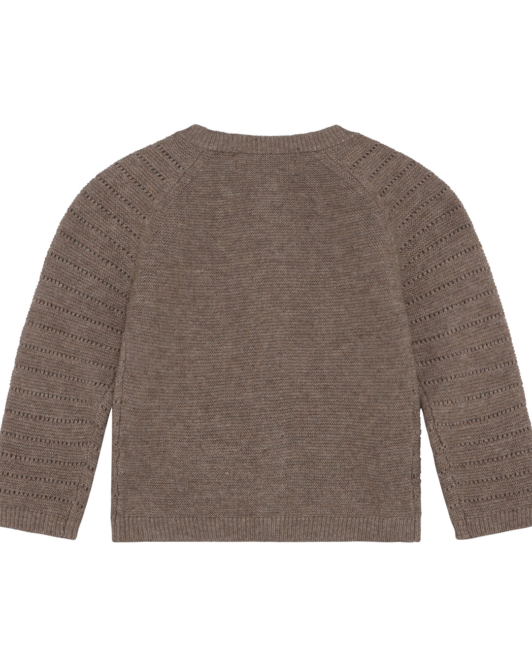 Gebreid vest met wol – Cinder Melange
