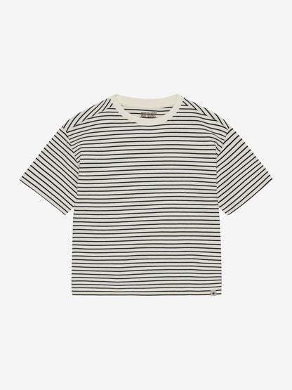Gestreepte t-shirt - Navy Blazer