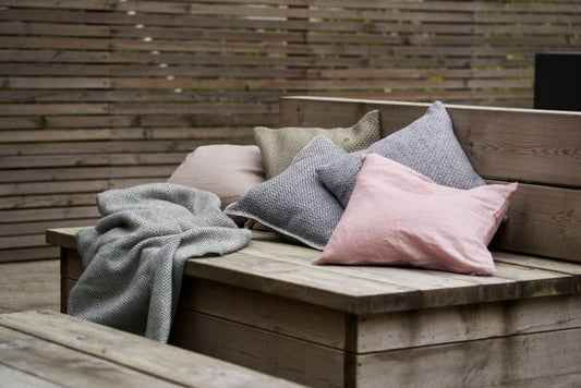 Kussenhoes – Gooseye green