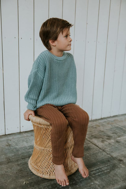 Oversized sweater - Ocean