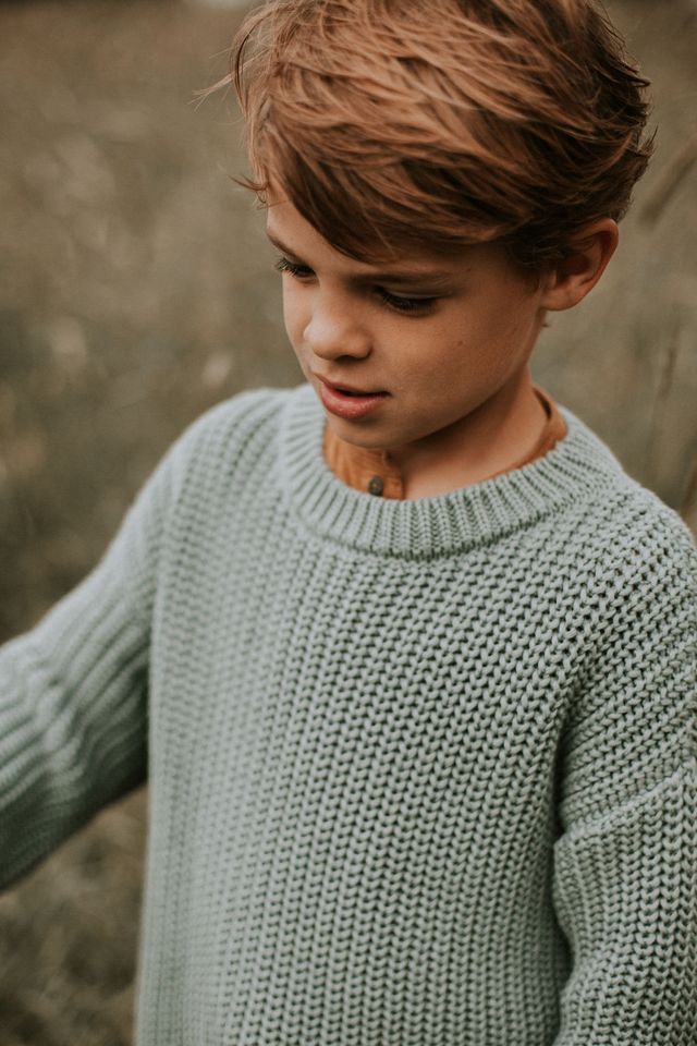 Oversized sweater - Ocean