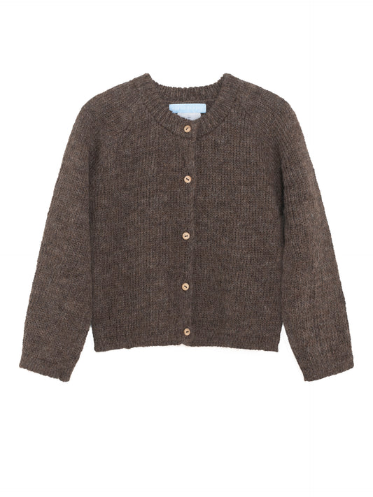 Alpaca vest – Pine Cone