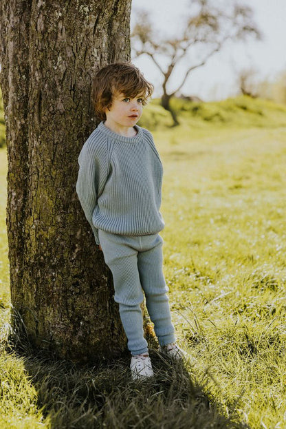 Legging – Whale blue