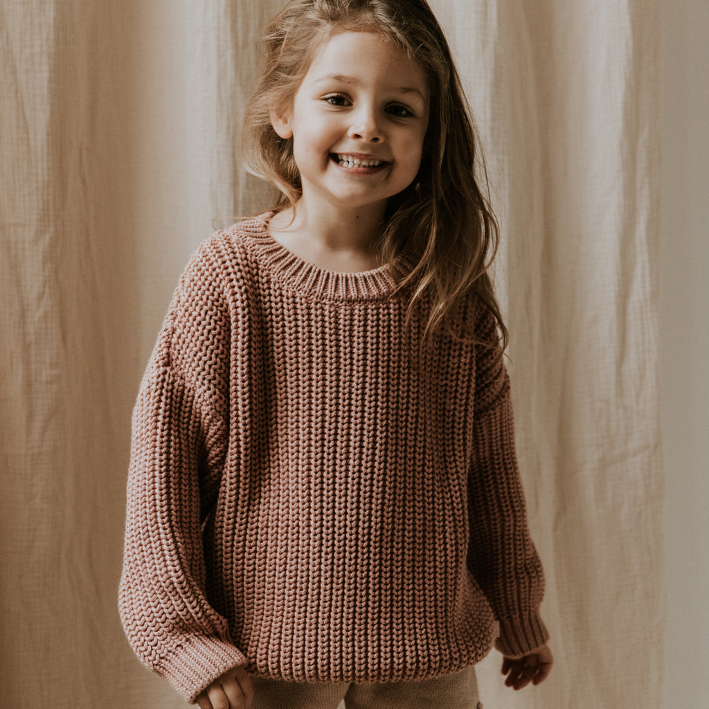 Oversized sweater - Blush