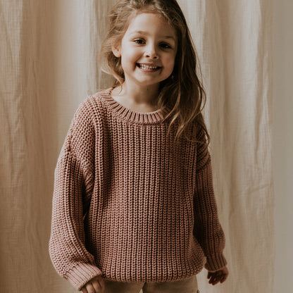 Oversized sweater - Blush
